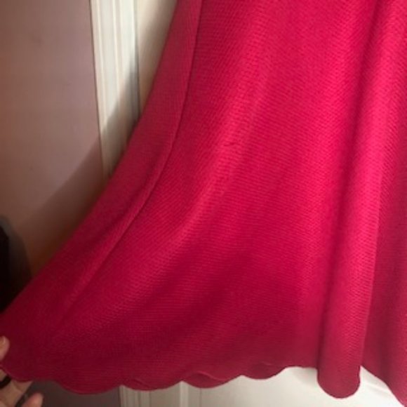 Material Girl Bustier Strapped Back Red Party Dress Size Medium - Picture 11 of 11